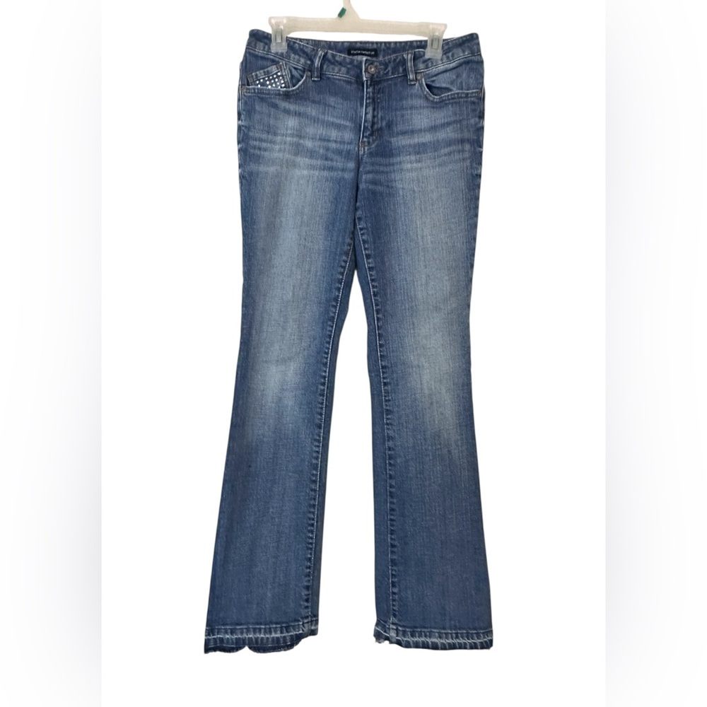 Axcess Women’s‎ Bootcut Stretch Favorite Fit Jeans Classic Blue size 6 (D30)